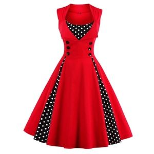 Vintage Polka Dot Dress